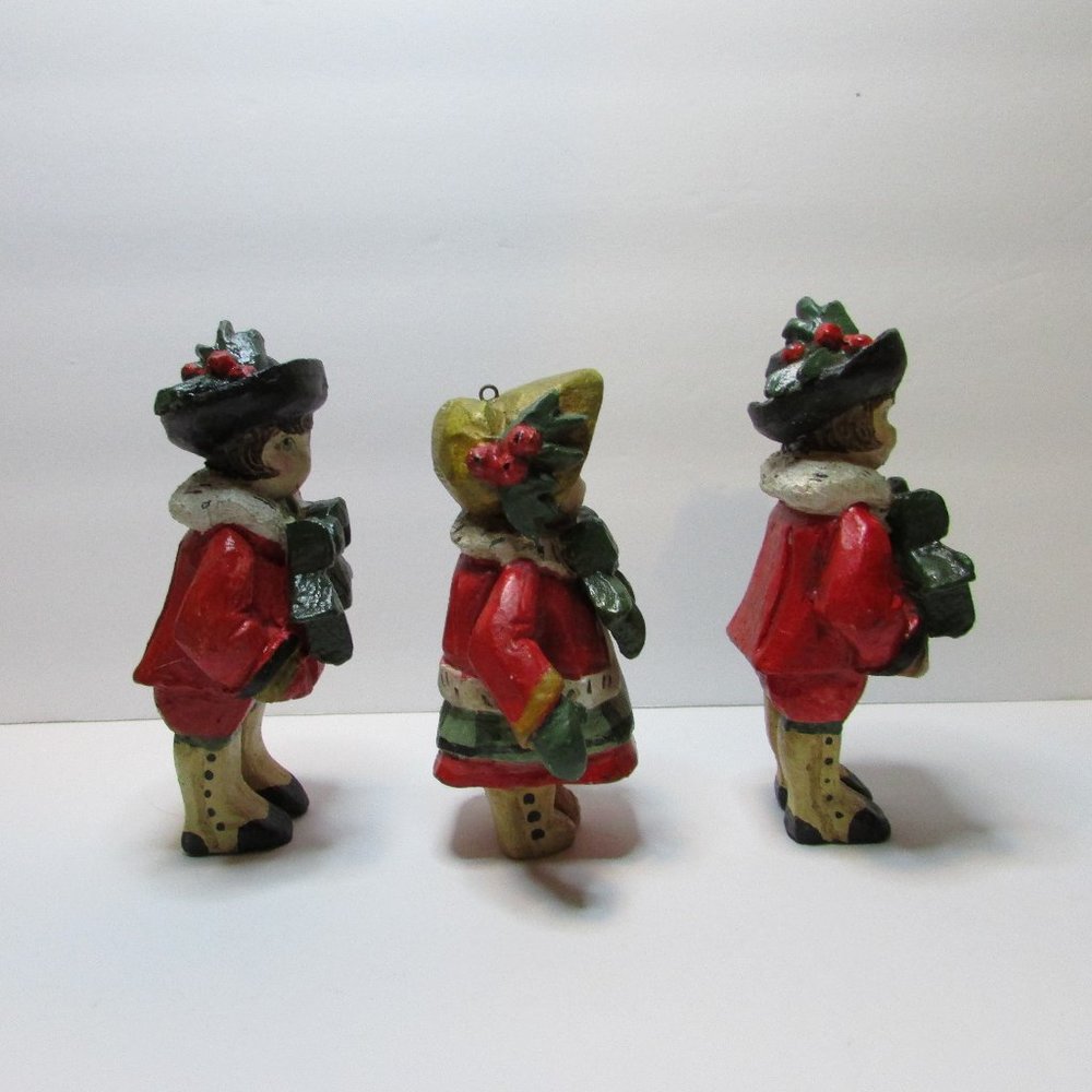 vtg House of Hatten 1991 Victorian Christmas Caroling family carolers figure lot - Picture 16 of 16
